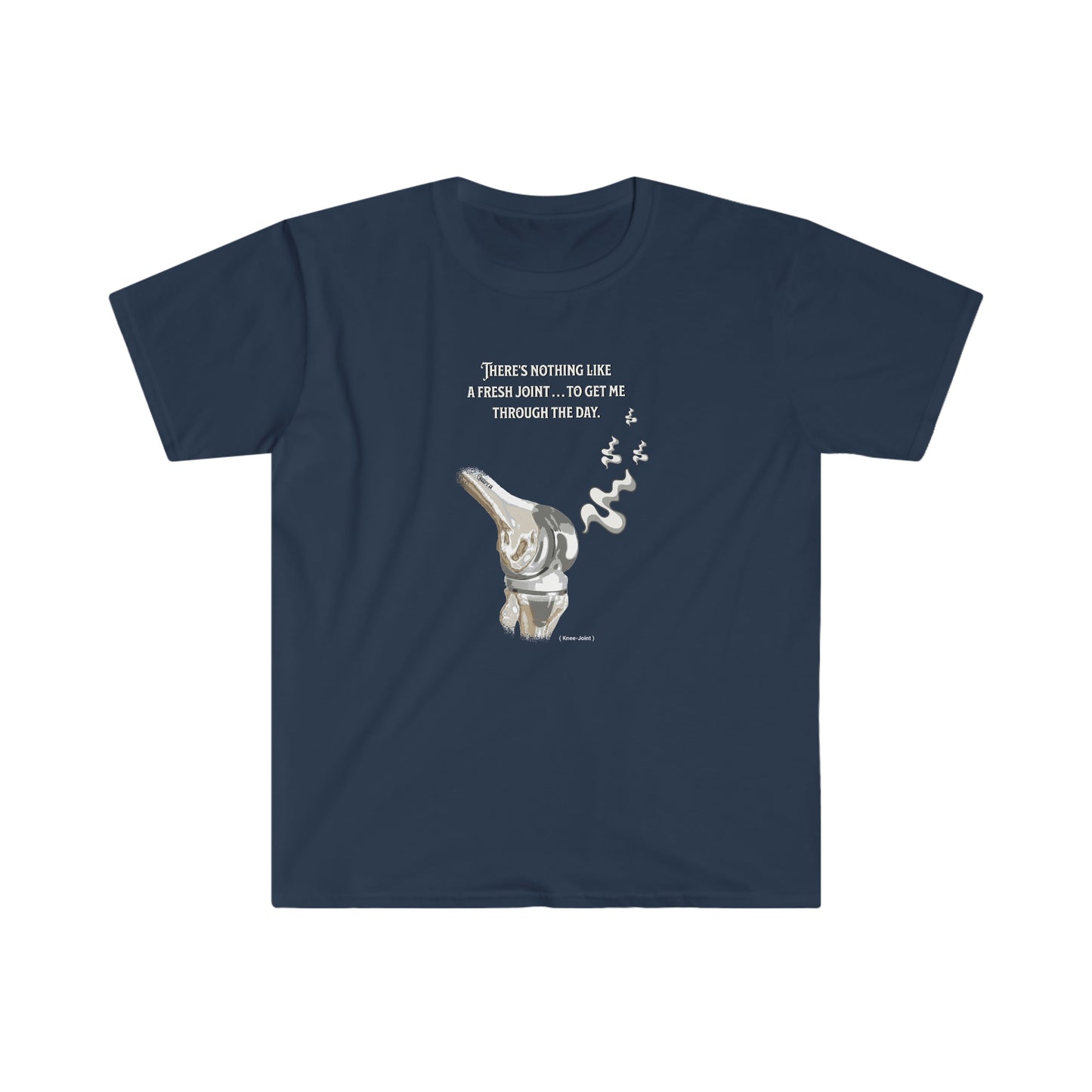 Knee Fresh Joint front and back printed Unisex Softstyle T-Shirt