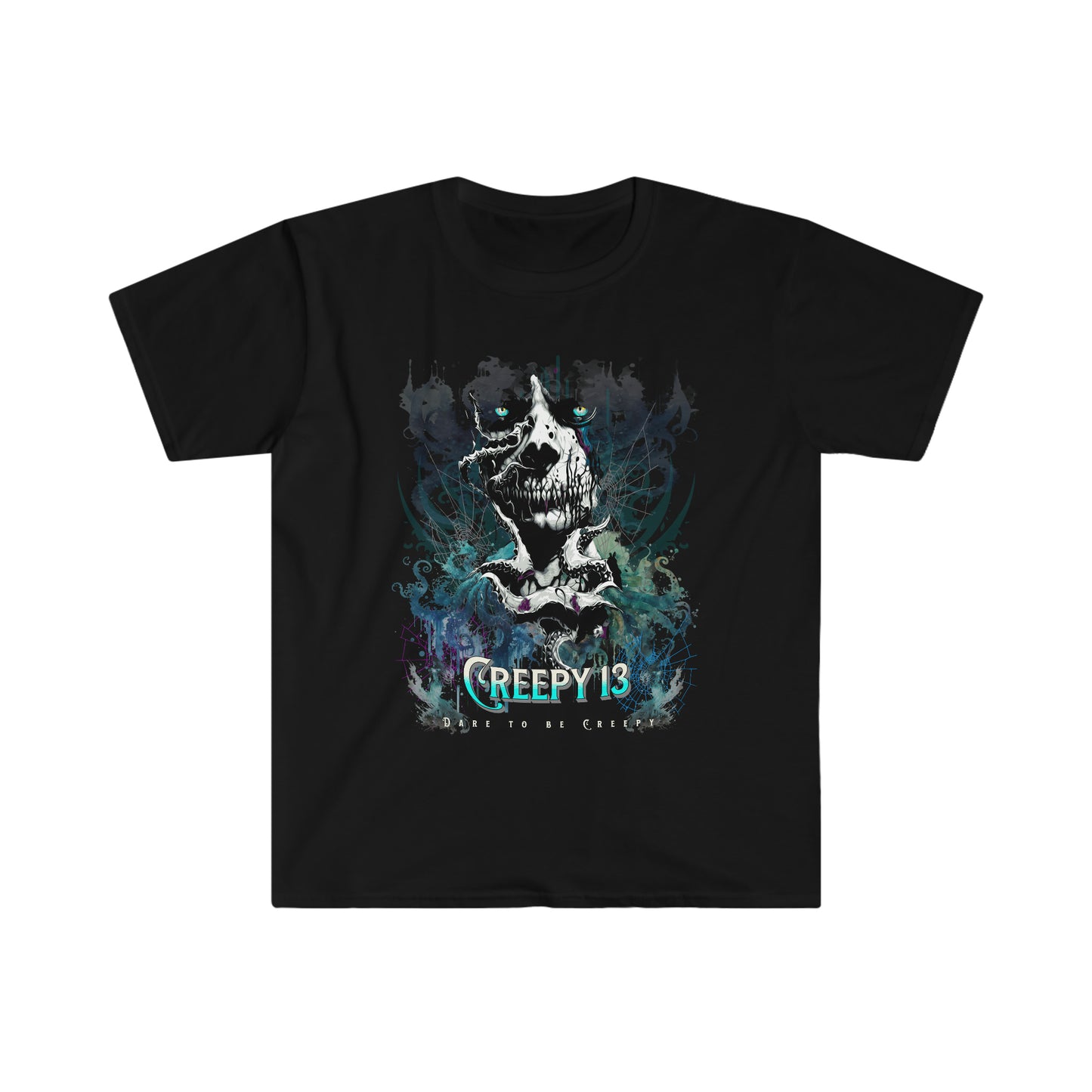 Sea Life front and back printed Unisex Softstyle T-Shirt