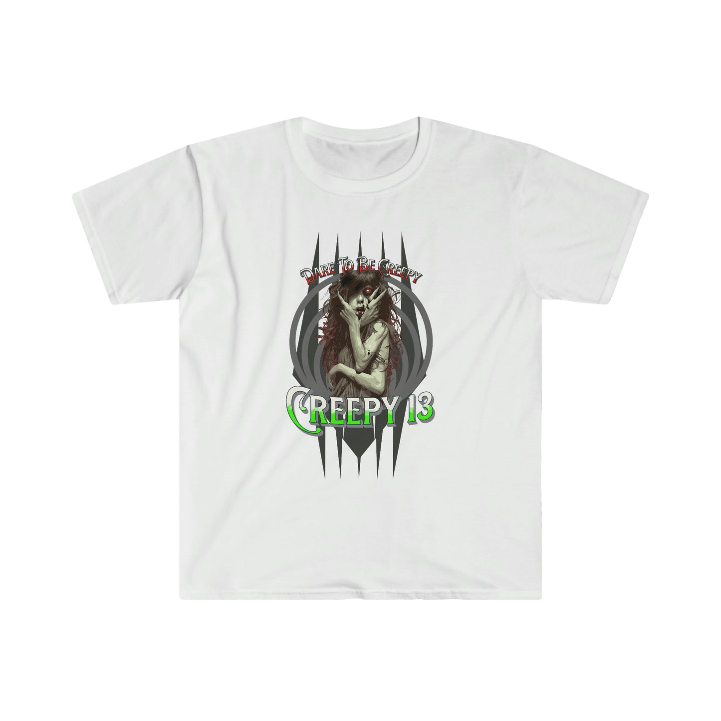 front and back printed Unisex Softstyle T-Shirt