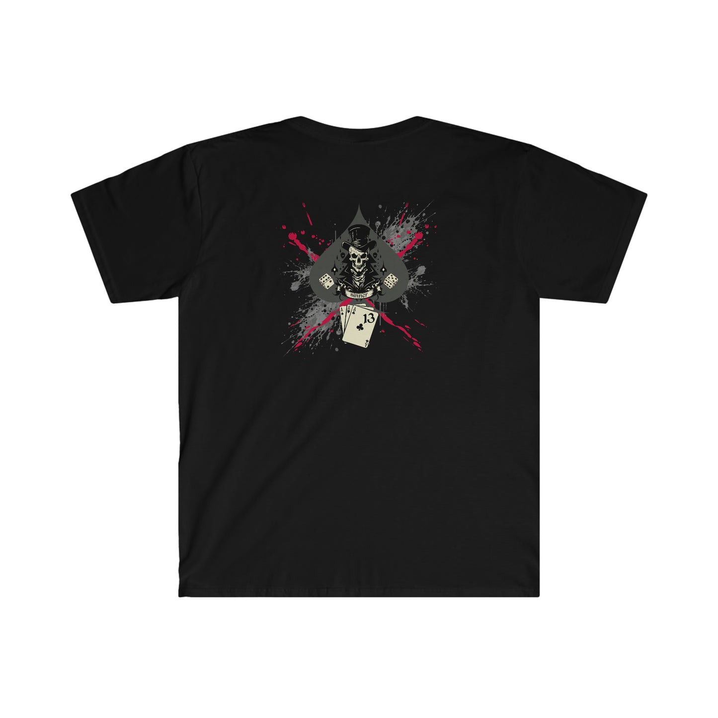 Sin City front and back printed Unisex Softstyle T-Shirt