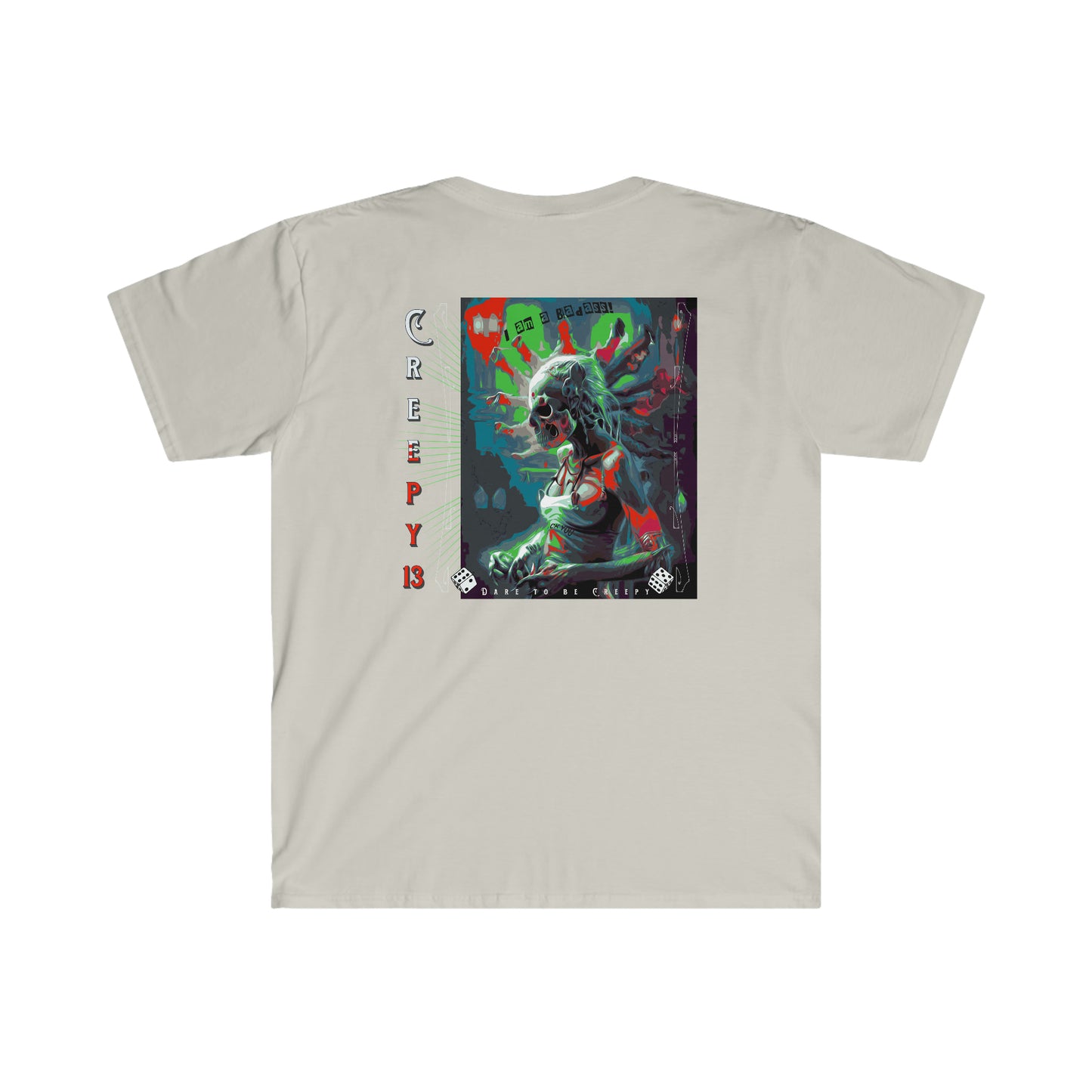 Front and back printed Unisex Softstyle T-Shirt
