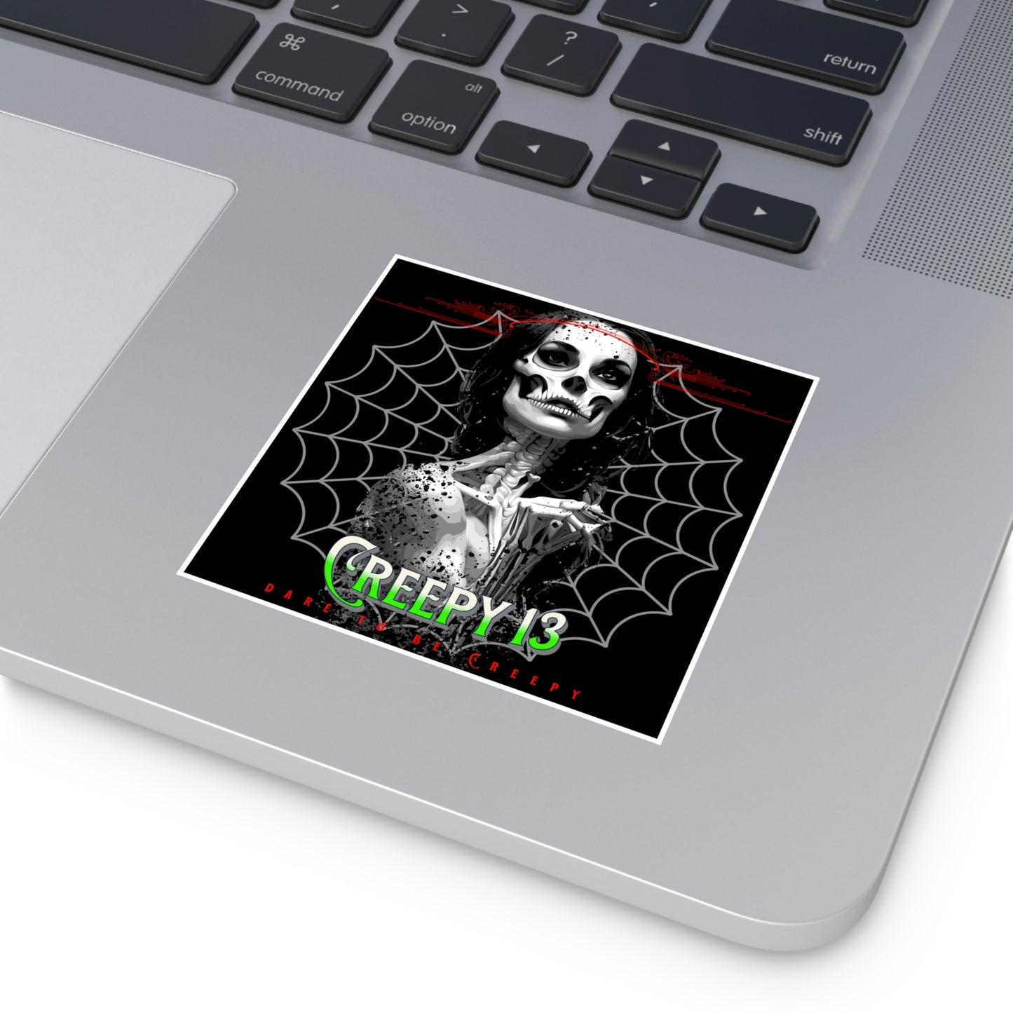 Creepy 13 Square Vinyl Stickers Other Goodies