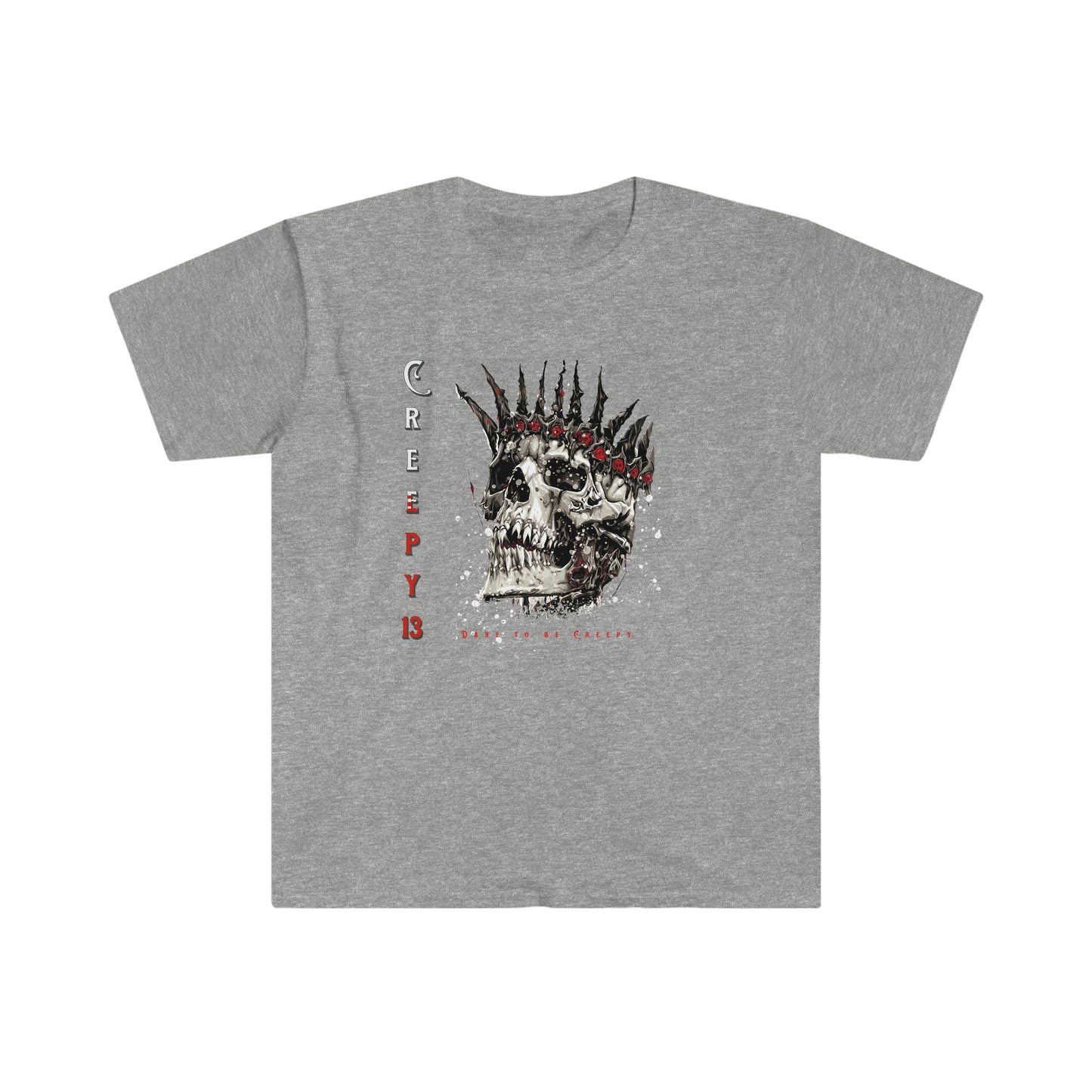 Skull Me front and back printed Unisex Softstyle T-Shirt