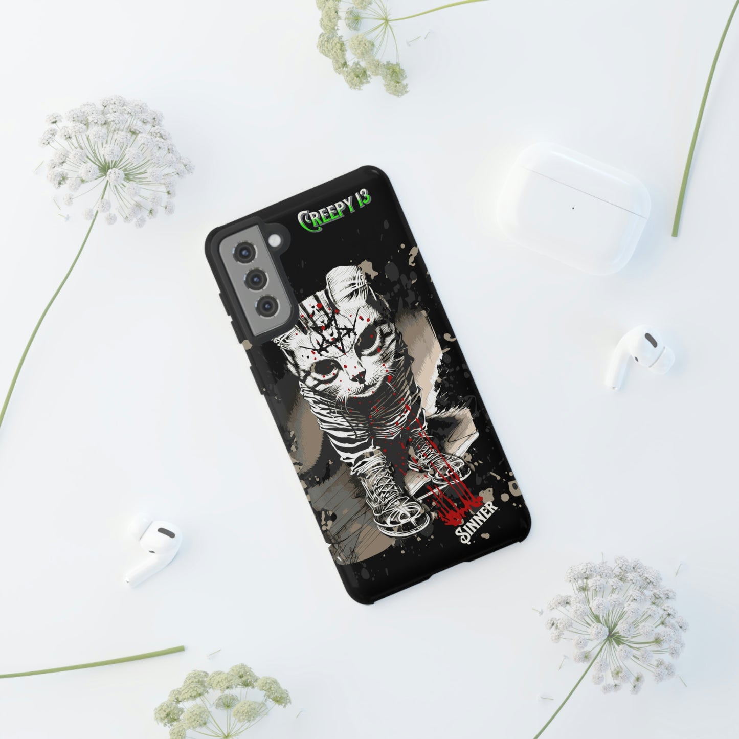 Evil Kitty Lover phone case Tough Cases