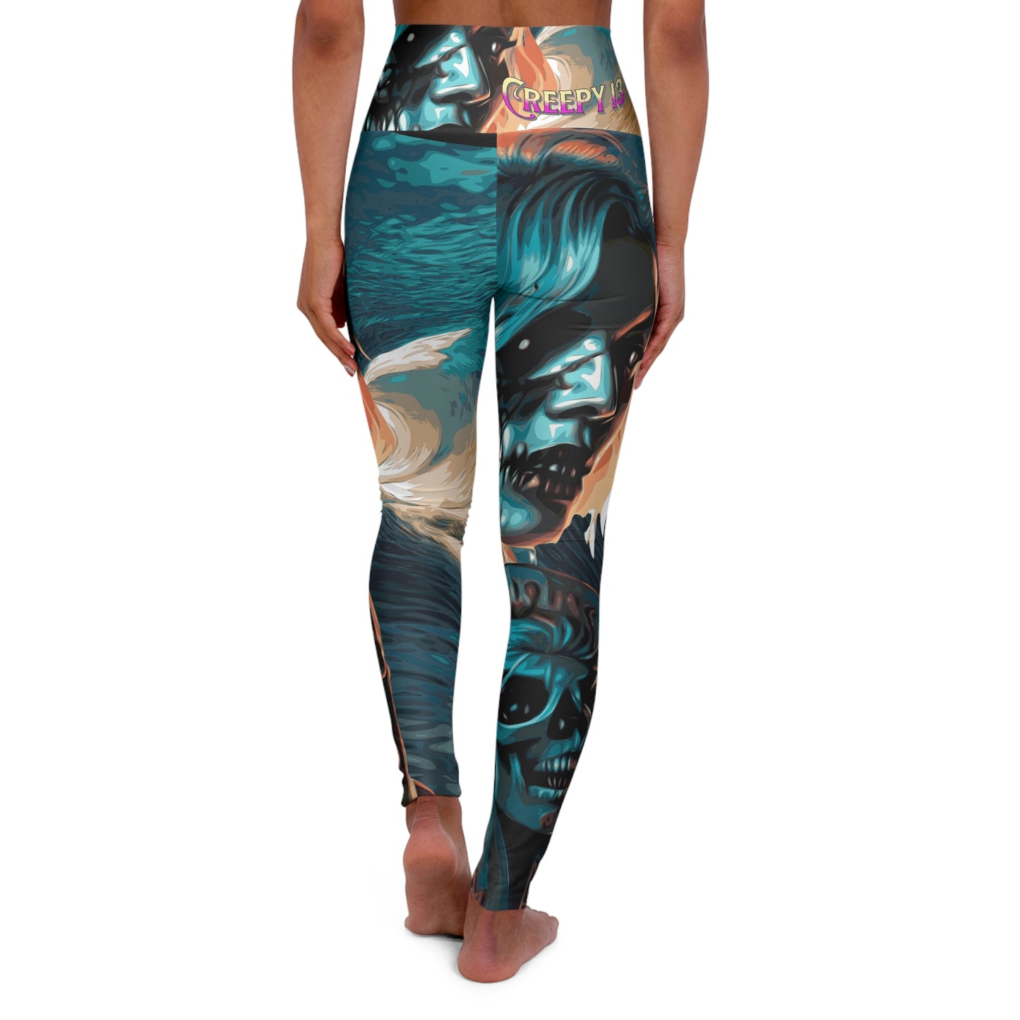 Creepy 13 Wave Girl High Waisted Yoga Leggings other goodies