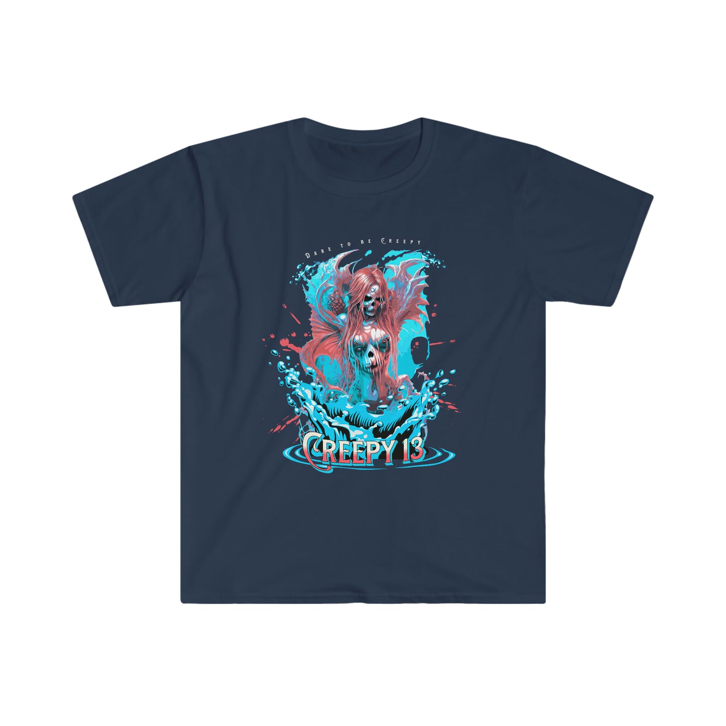 Audras Mermaid front and back printed T-Shirt
