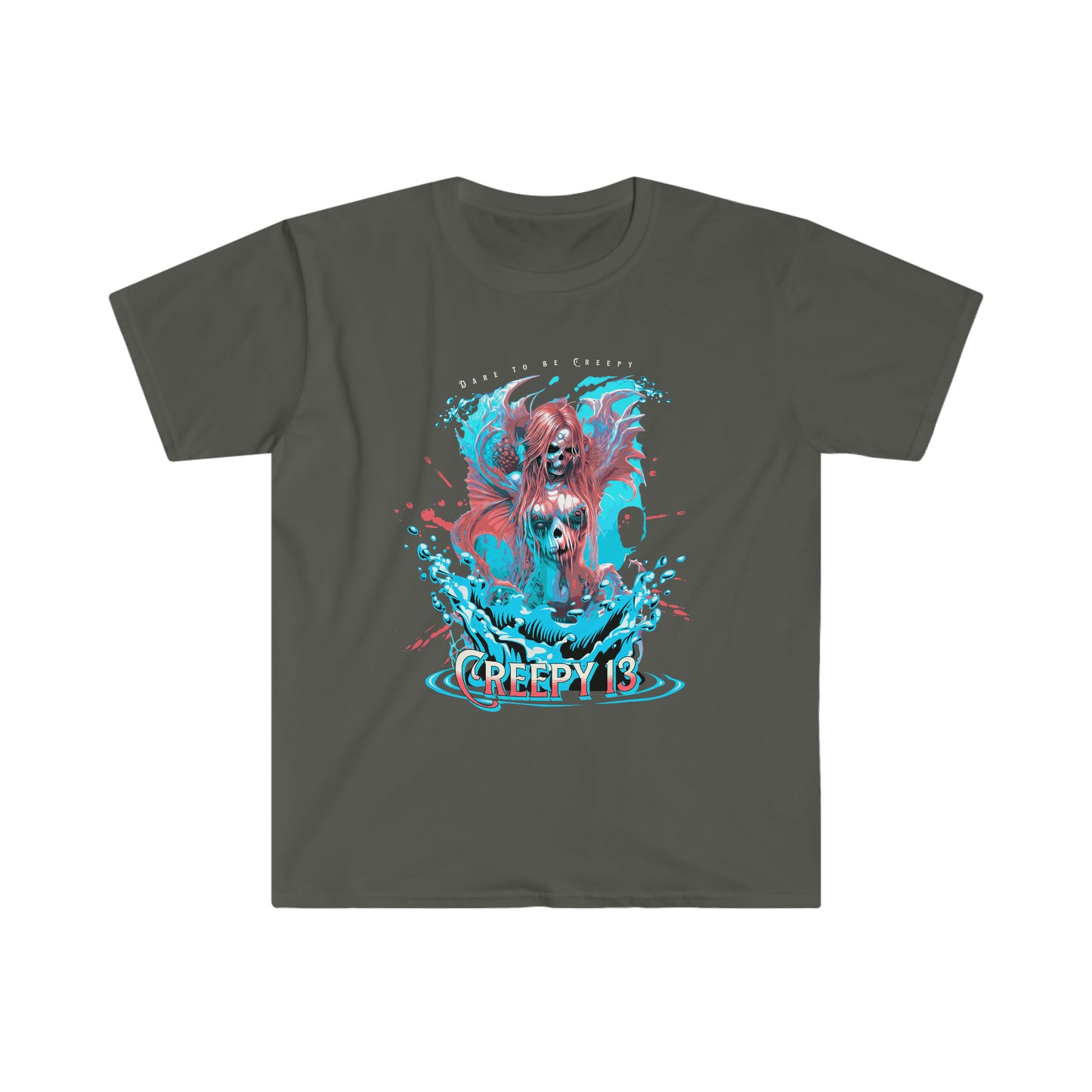 Audras Mermaid front and back printed T-Shirt