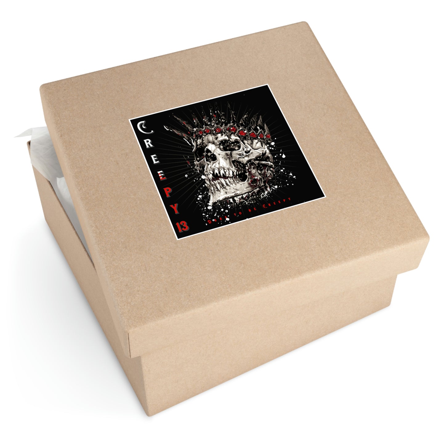 Creepy 13 Square Vinyl Stickers Other Goodies