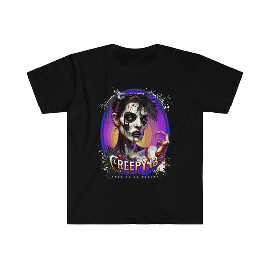 Vintage Creep front and back printed Unisex Softstyle T-Shirt