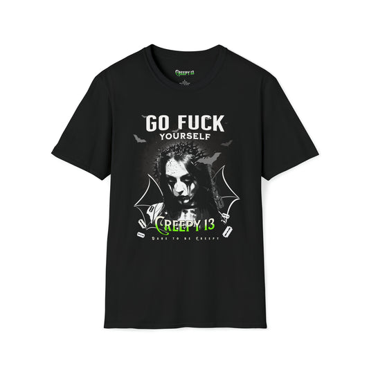 GFY ( Go Fuck Yourself ) front and back printed Unisex Softstyle T-Shirt