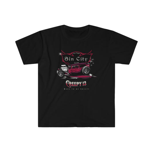Sin City front and back printed Unisex Softstyle T-Shirt