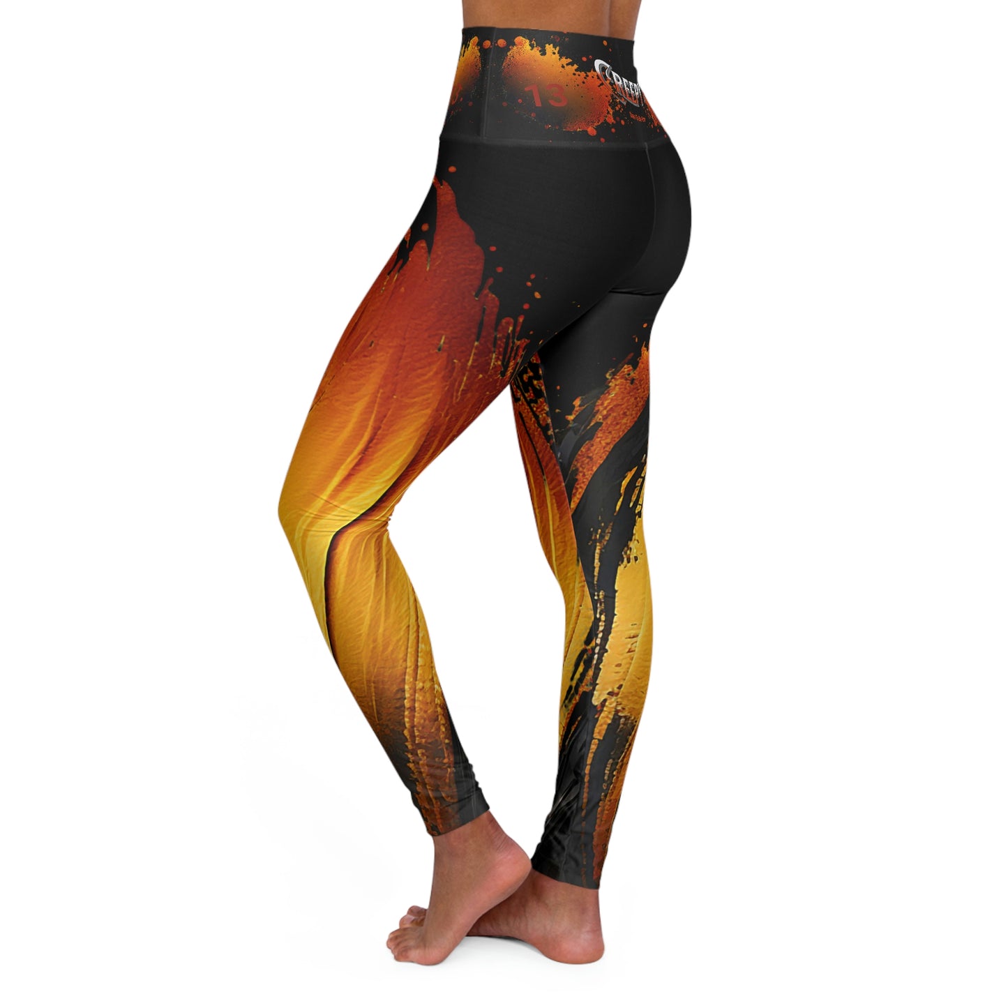 Creepy 13 fire High Waisted Yoga Leggings other goodies