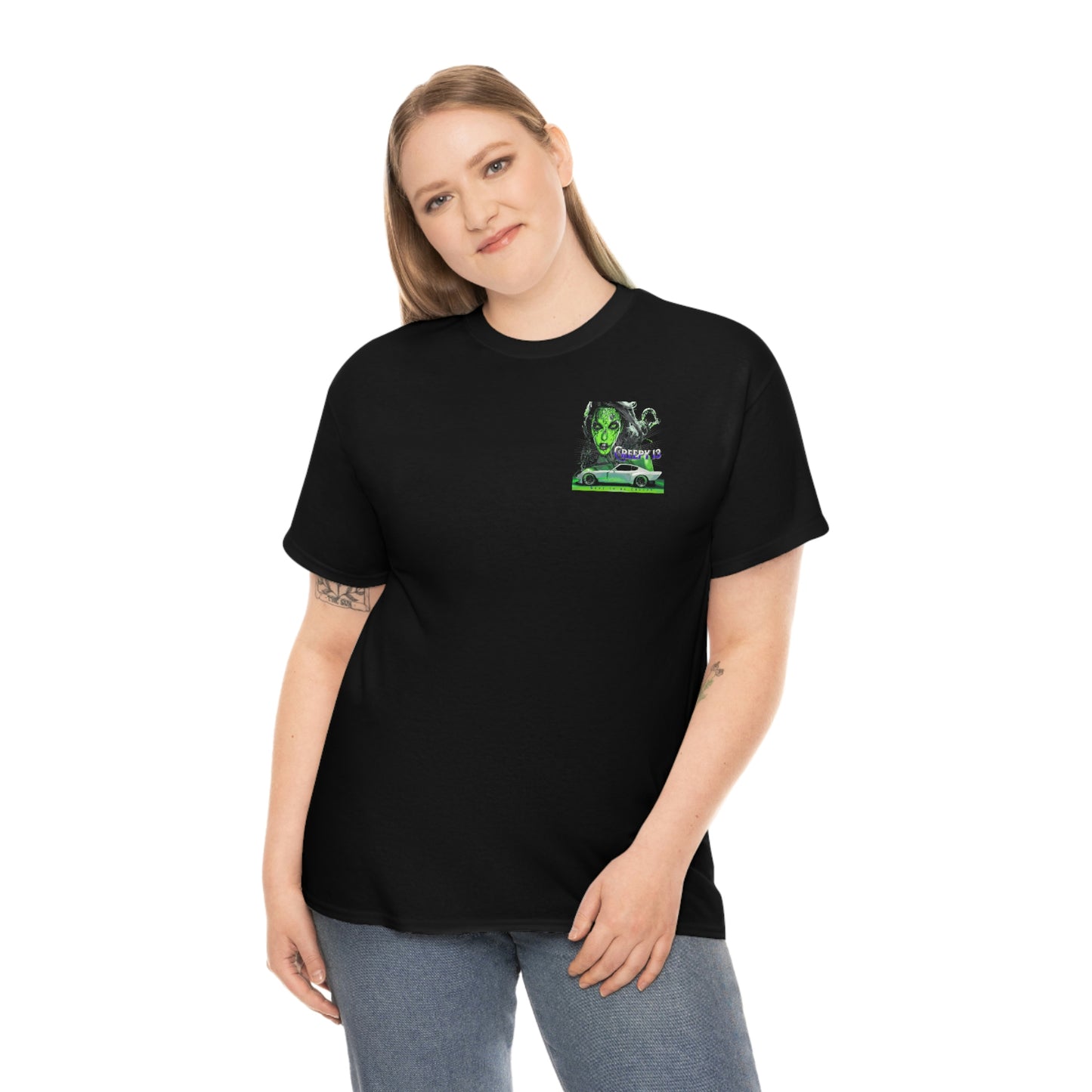 Front and back printed Unisex Heavy Cotton Tee