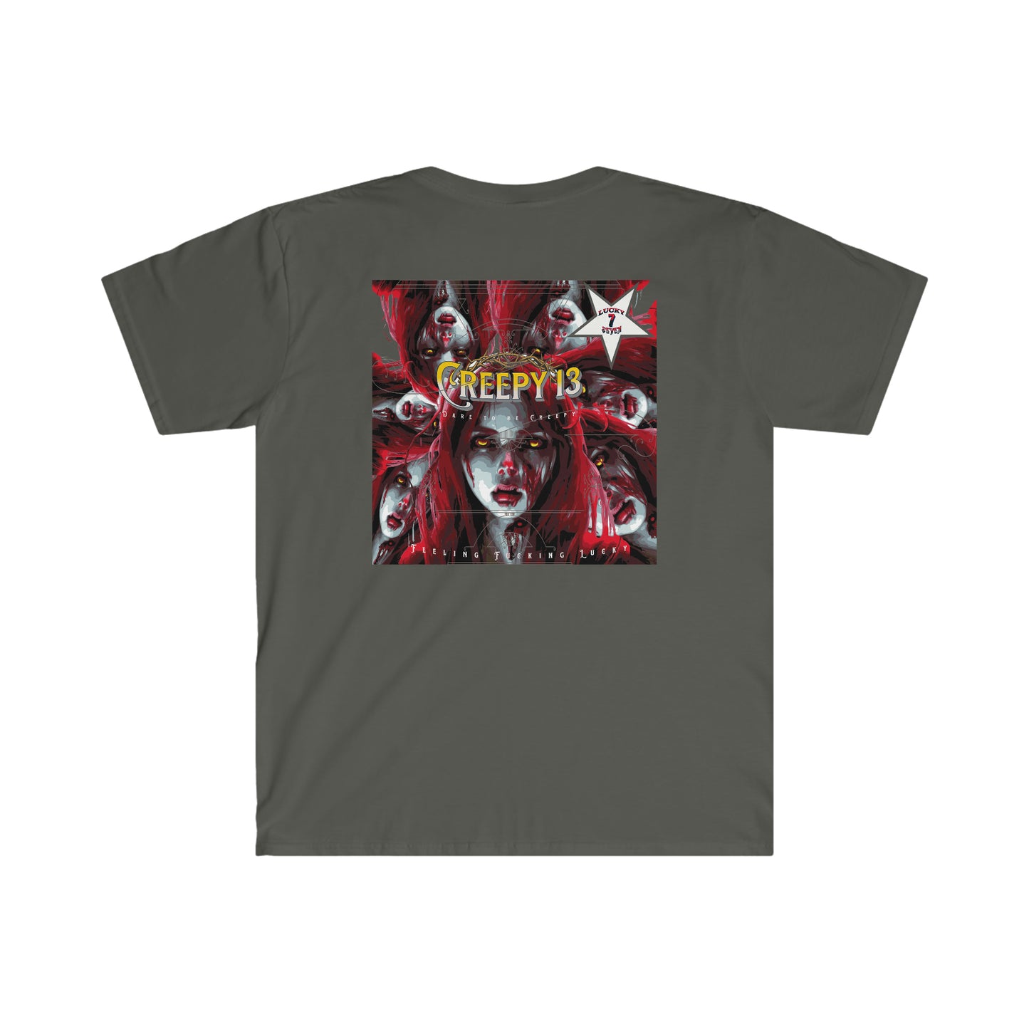 Front and back printed Unisex Softstyle T-Shirt