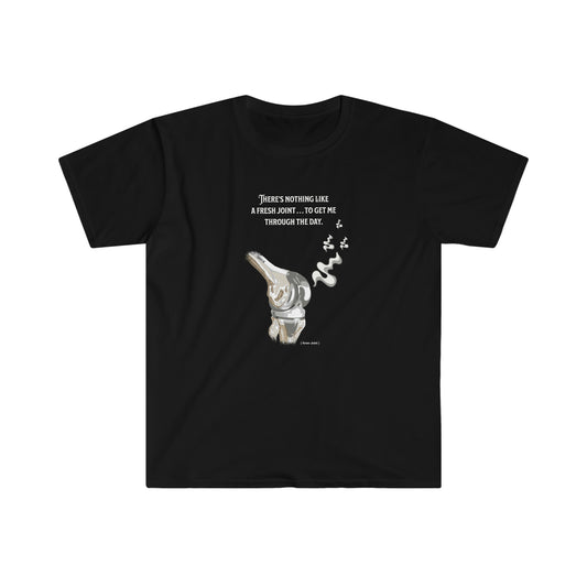 Knee Fresh Joint front and back printed Unisex Softstyle T-Shirt