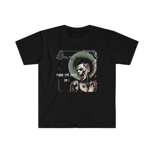 PTFU front and back printed Unisex Softstyle T-Shirt