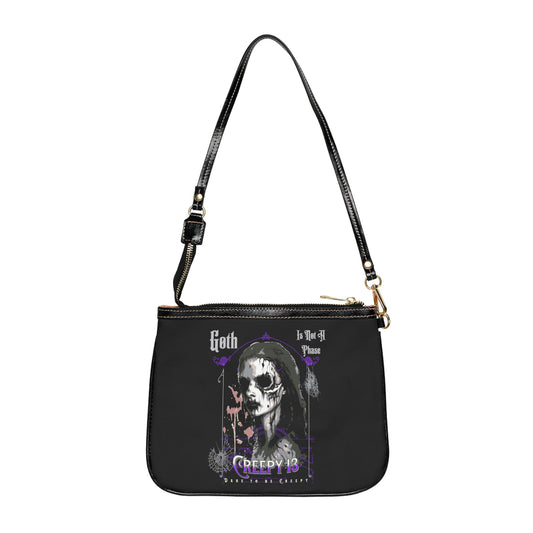 Goth Is Not A Phase front and back printed Small Shoulder Bag