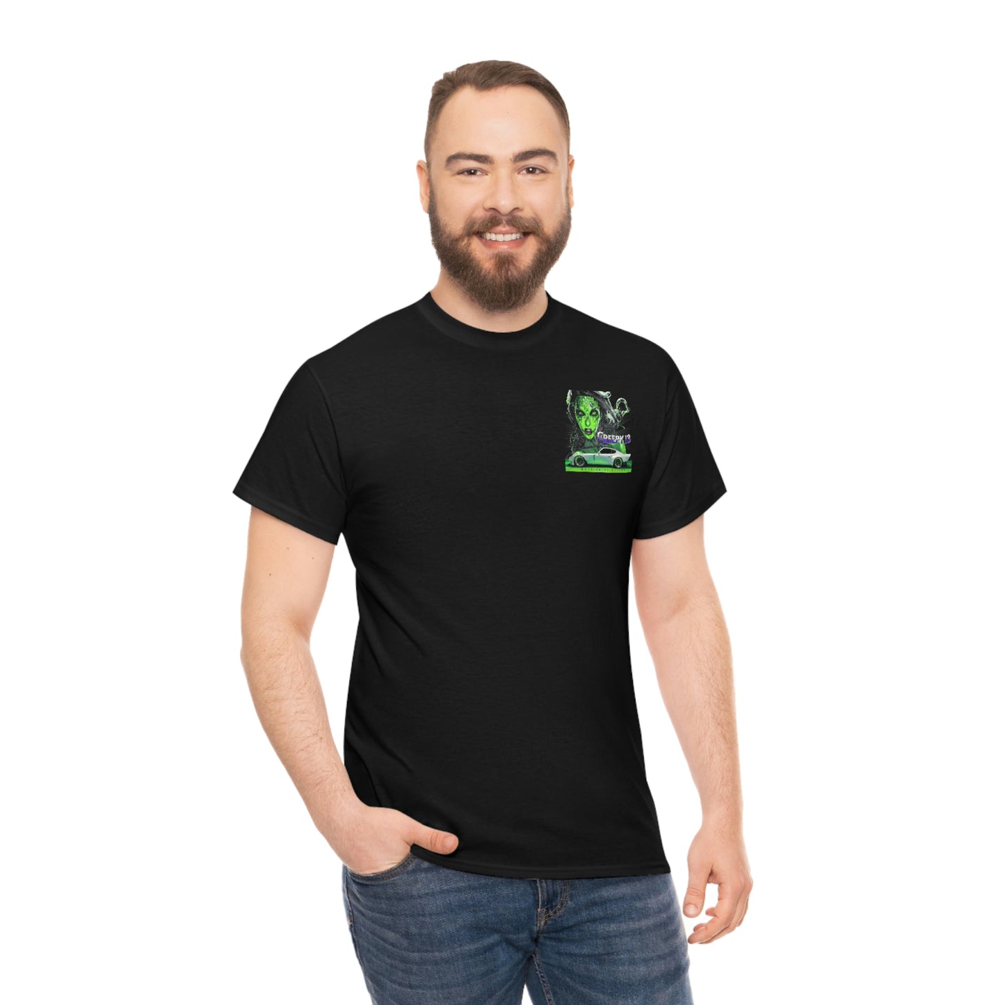 Front and back printed Unisex Heavy Cotton Tee