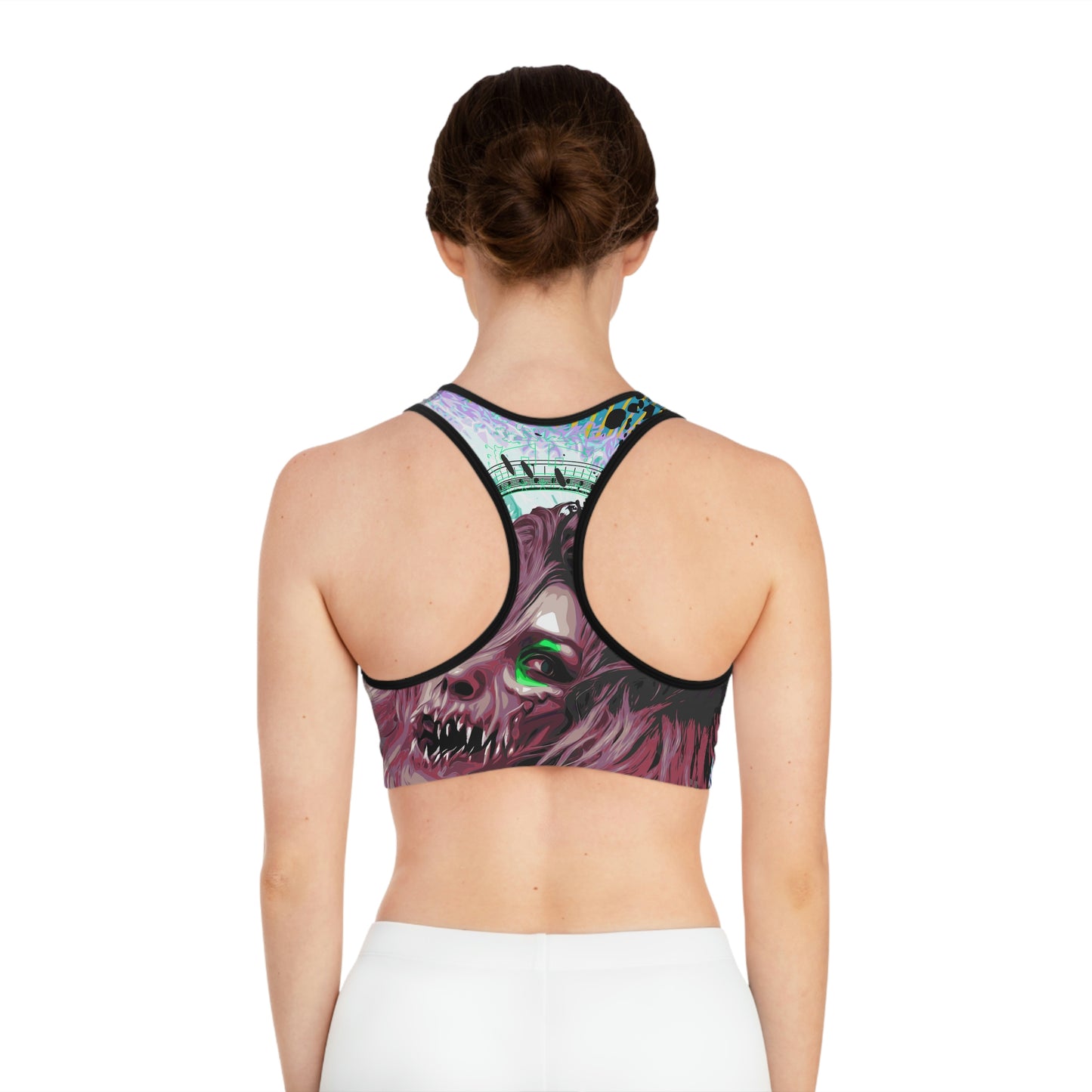Creepy 13 Aqua Queen Sports Bra (AOP) other goodies