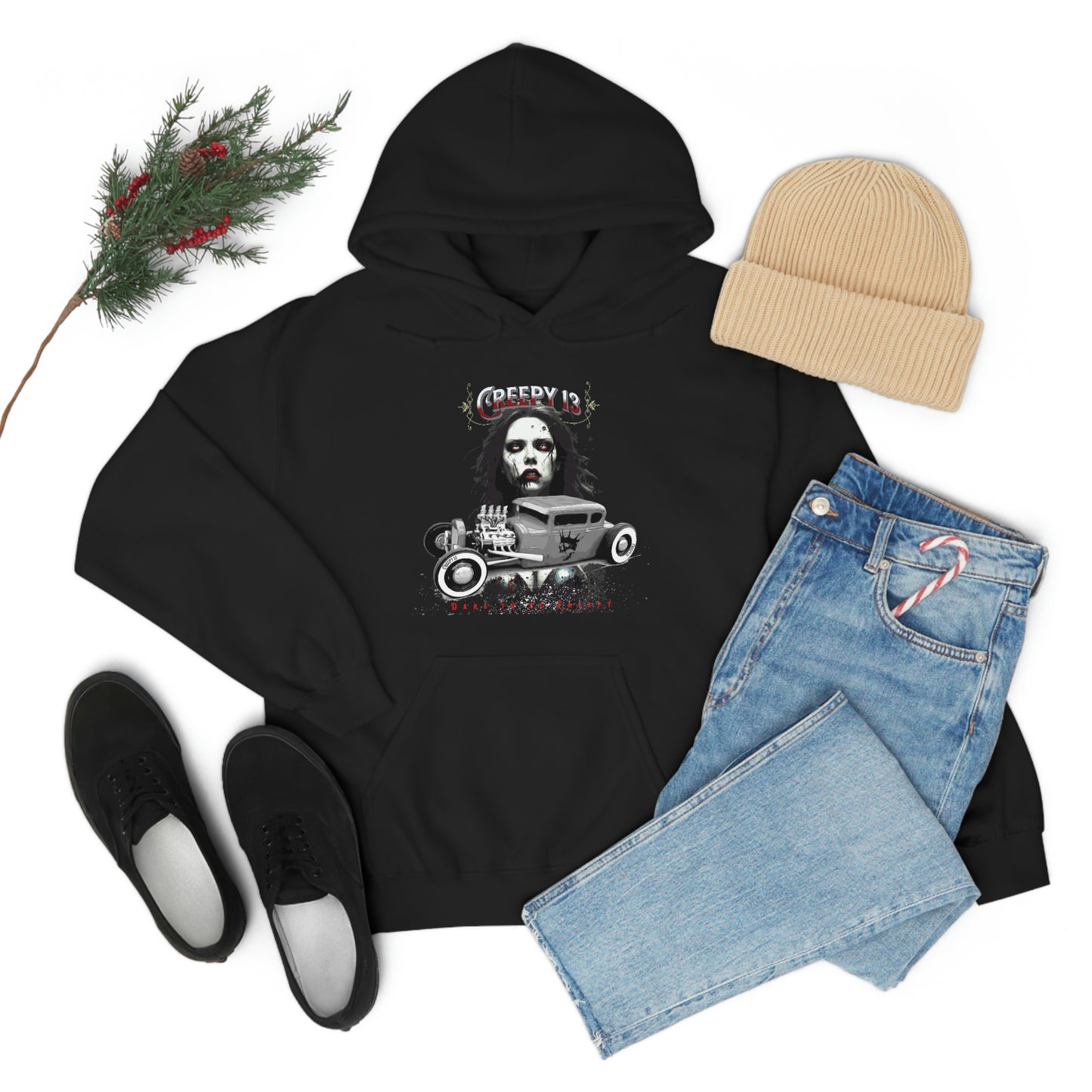 Front and back printed Unisex Heavy Blend™ Hooded Sweatshirt