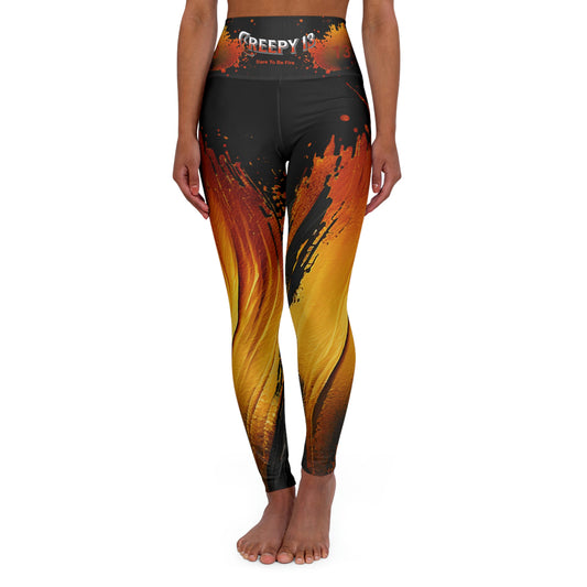 Creepy 13 fire High Waisted Yoga Leggings other goodies