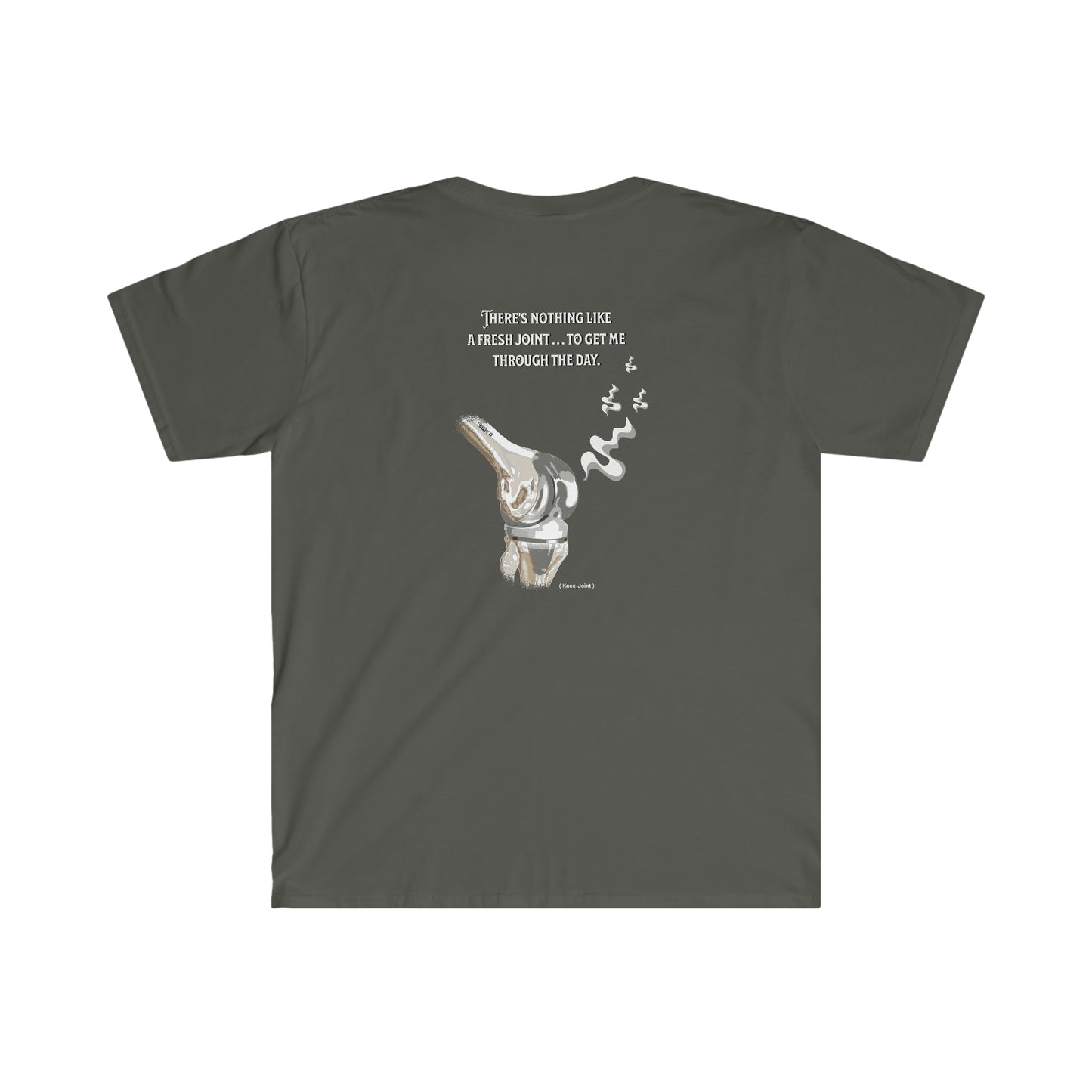 Knee Fresh Joint front and back printed Unisex Softstyle T-Shirt