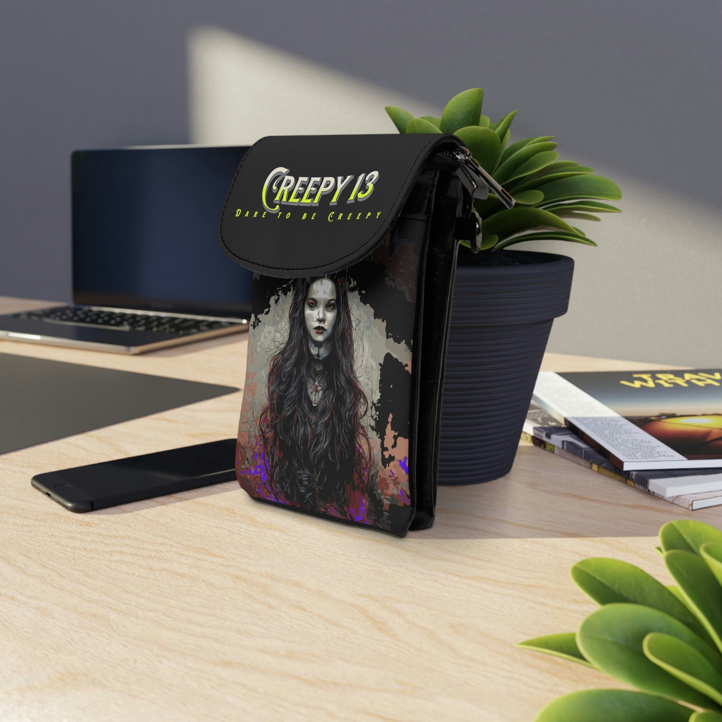 Creepy 13 Small Cell Phone Wallet Other Goodies