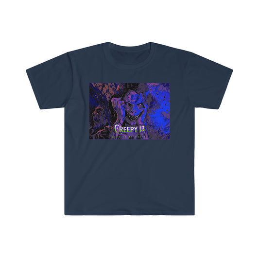 Blue Craze front and back printed Unisex Softstyle T-Shirt