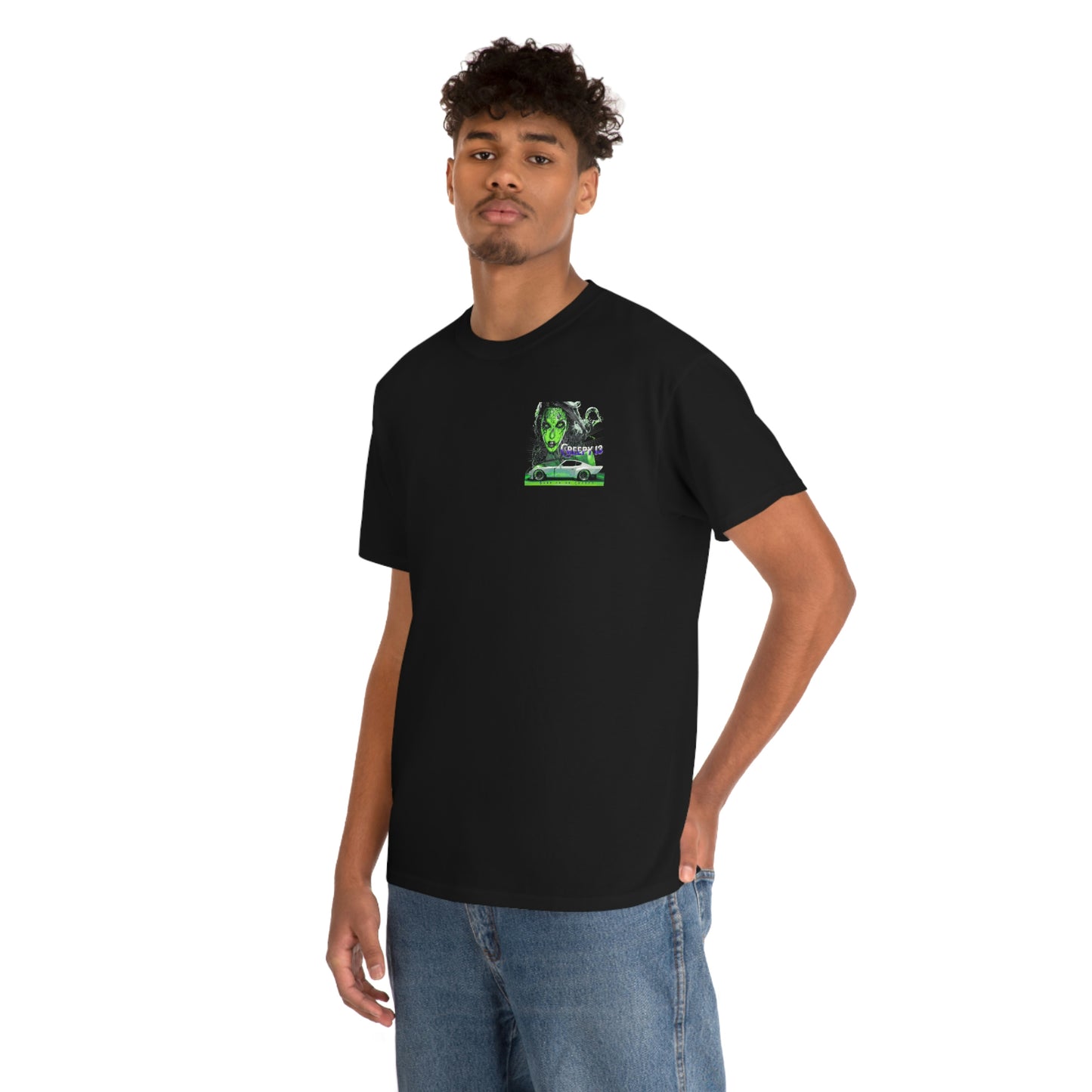 Front and back printed Unisex Heavy Cotton Tee