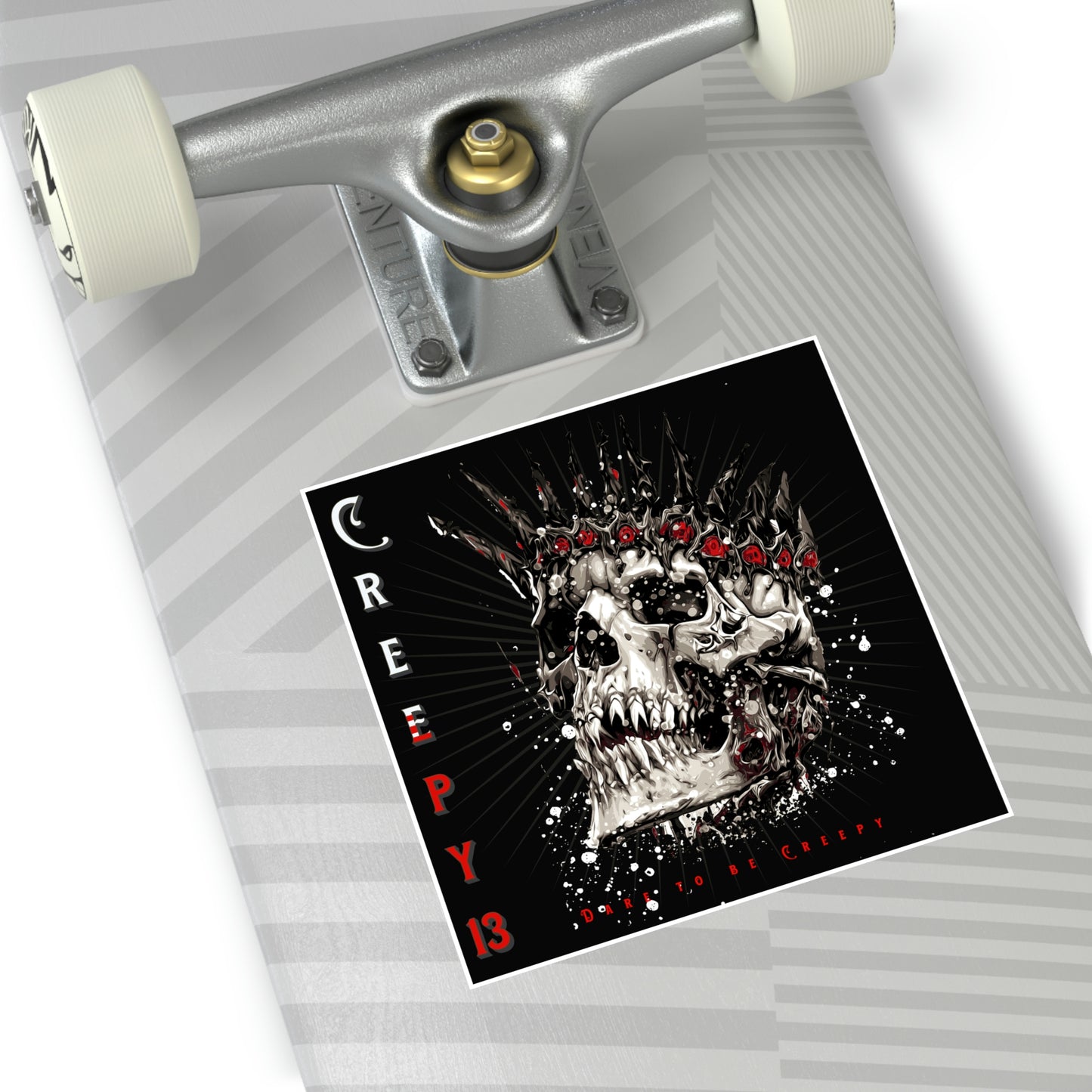 Creepy 13 Square Vinyl Stickers Other Goodies
