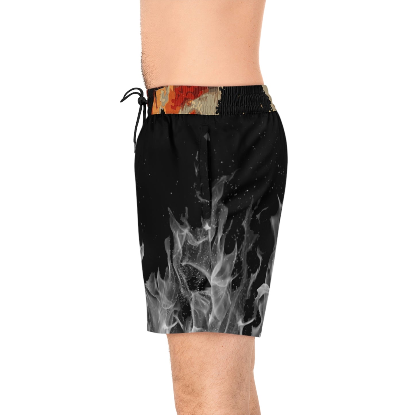 Creepy 13 Men's Mid-Length Swim Shorts (AOP) Other Goodies