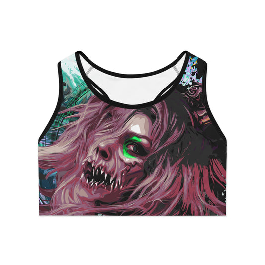 Creepy 13 Aqua Queen Sports Bra (AOP) other goodies