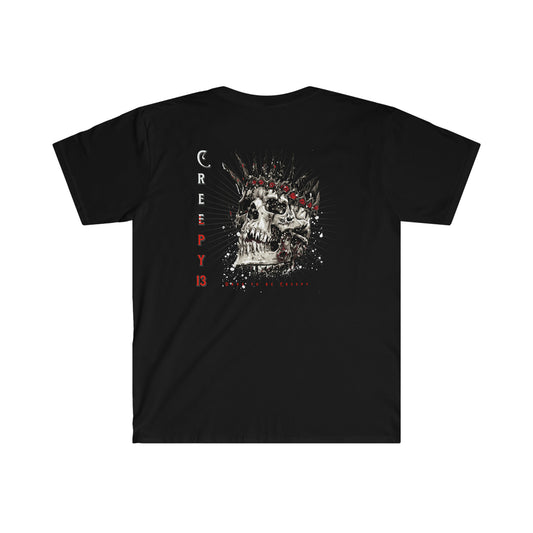 Skull Me front and back printed Unisex Softstyle T-Shirt
