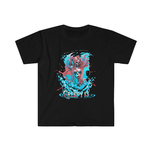 Audras Mermaid front and back printed T-Shirt