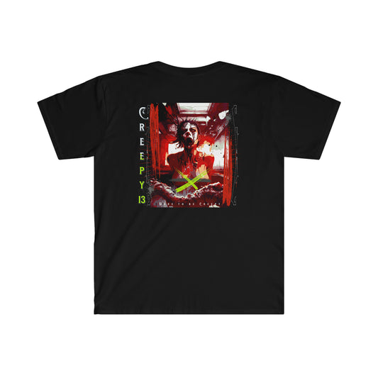 Strange front and back printed Unisex Softstyle T-Shirt